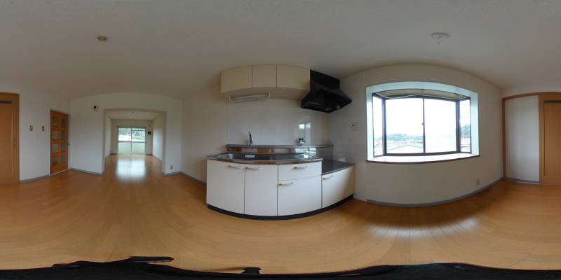 パノラマ画像キッチン