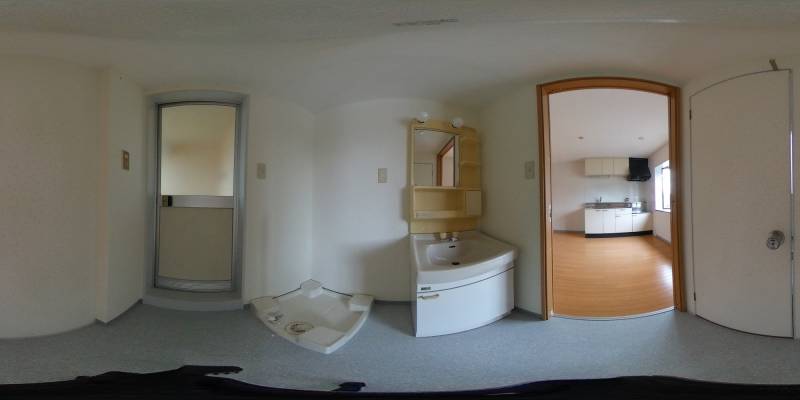 パノラマ画像洗面所