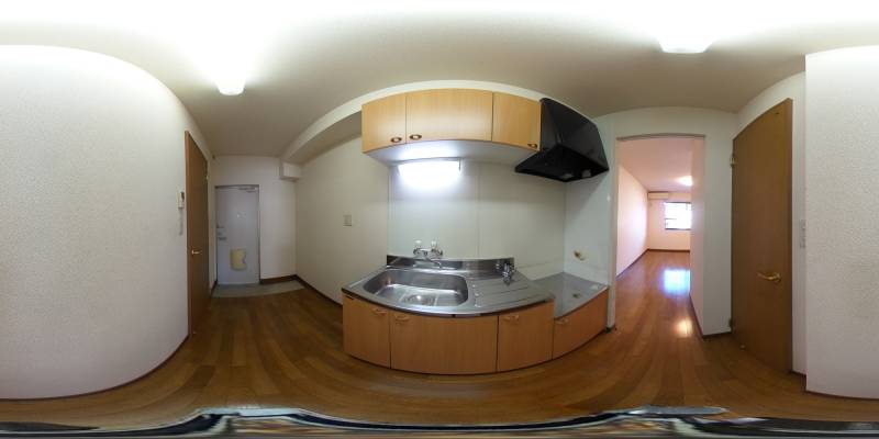 パノラマ画像キッチン