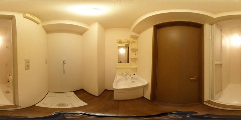 パノラマ画像洗面所