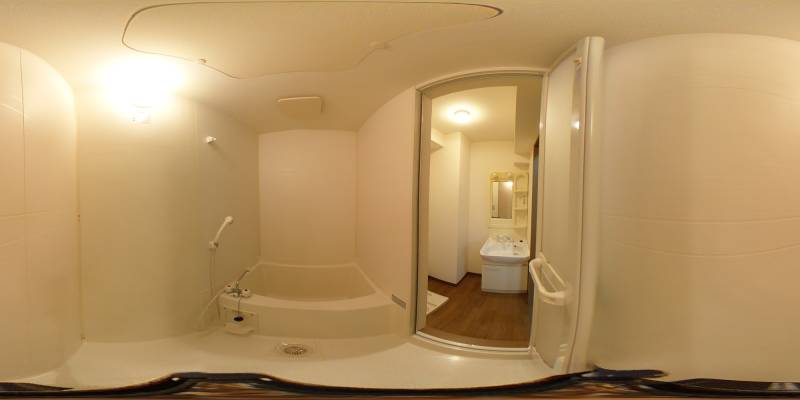 パノラマ画像バスルーム