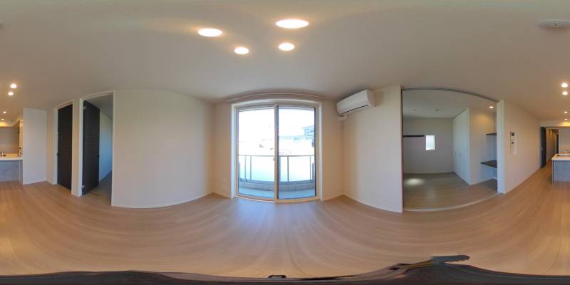 パノラマ画像リビング