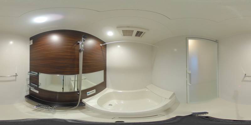 パノラマ画像バスルーム