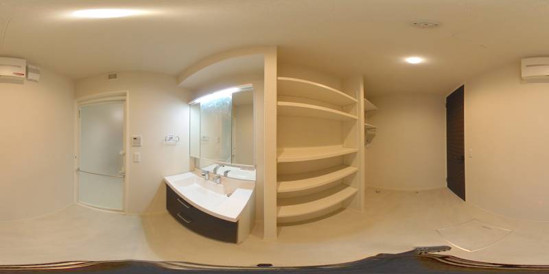 パノラマ画像洗面所