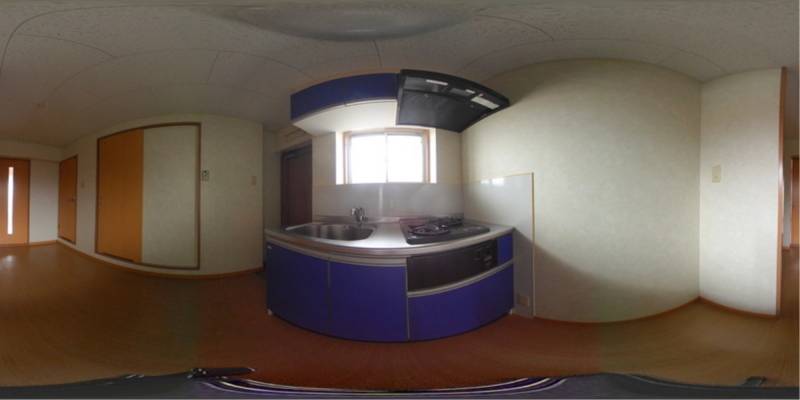 パノラマ画像キッチン