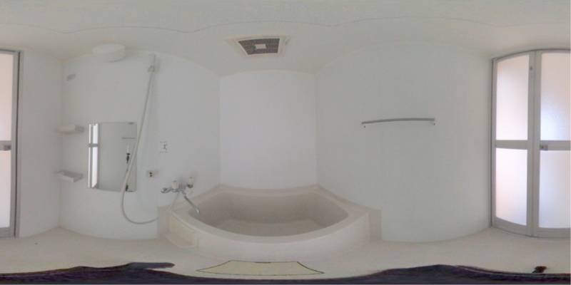 パノラマ画像バスルーム