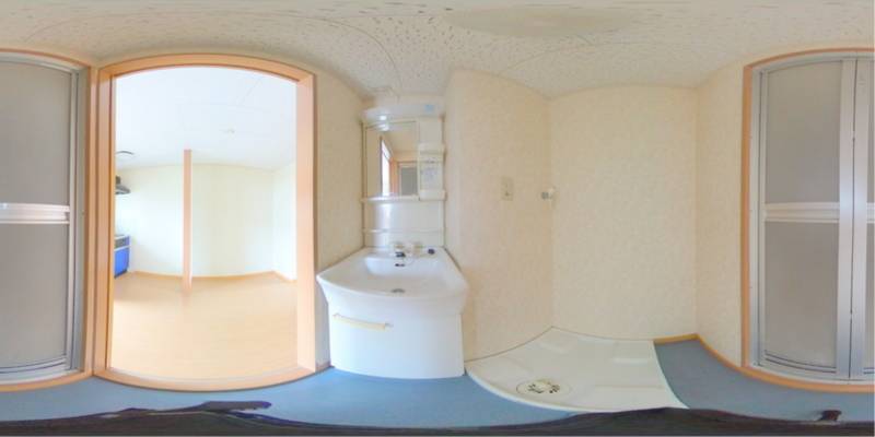 パノラマ画像洗面所
