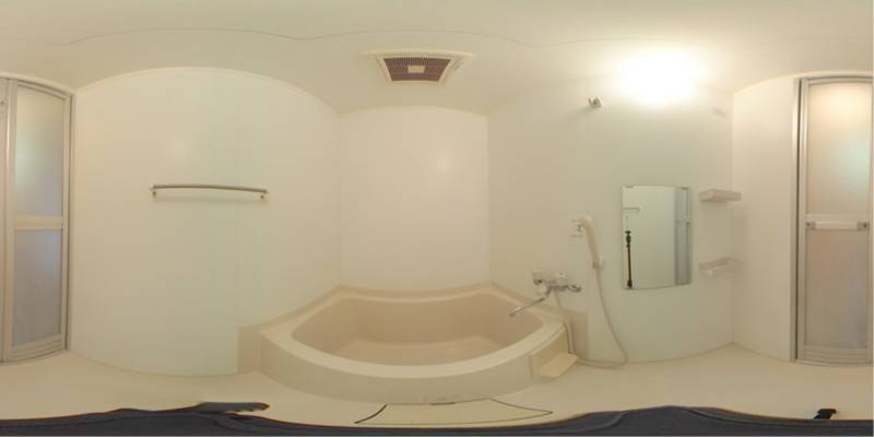 パノラマ画像バスルーム