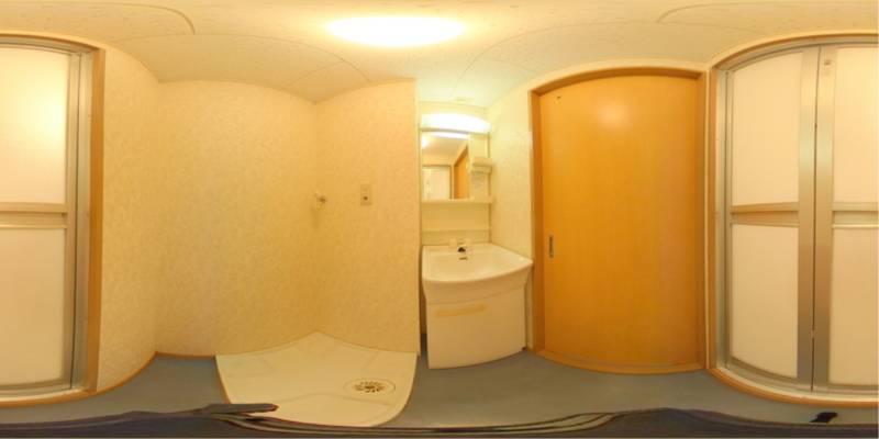 パノラマ画像洗面所