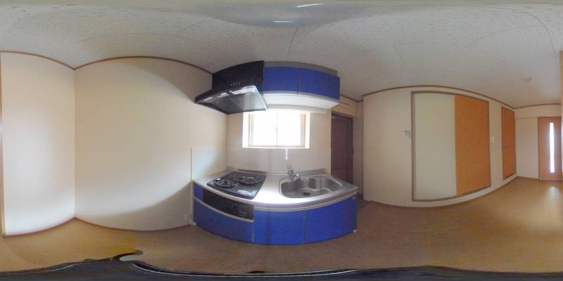 パノラマ画像キッチン