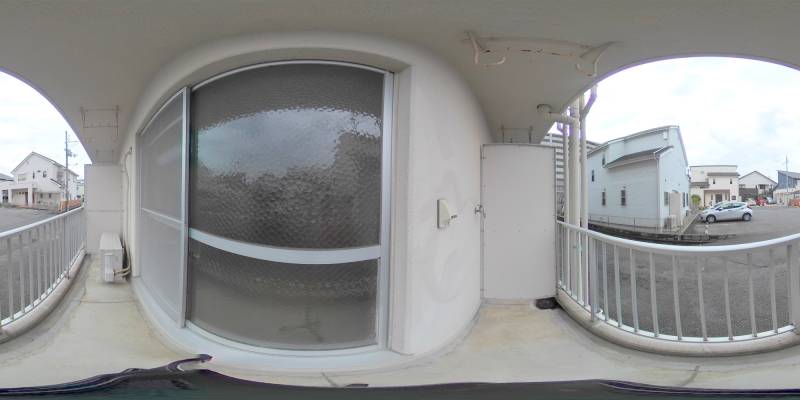 パノラマ画像バルコニー