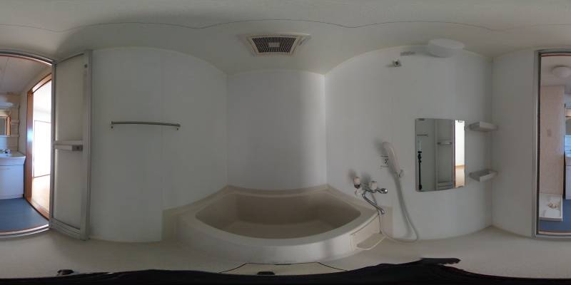 パノラマ画像バスルーム
