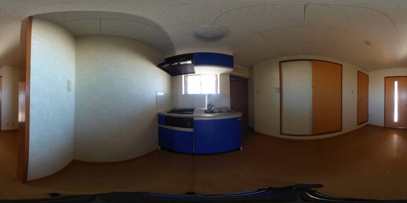 パノラマ画像キッチン