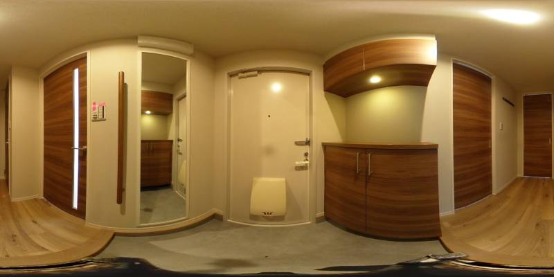 パノラマ画像玄関