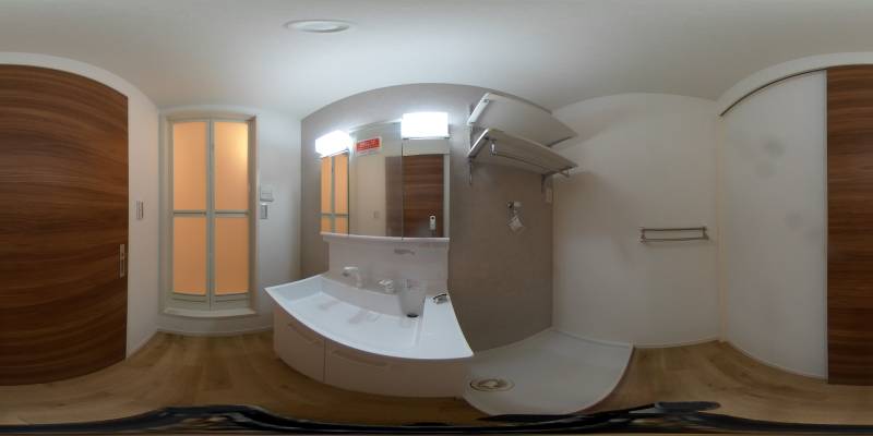 パノラマ画像洗面所