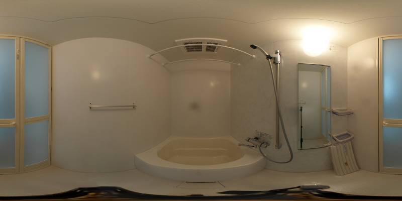 パノラマ画像バスルーム