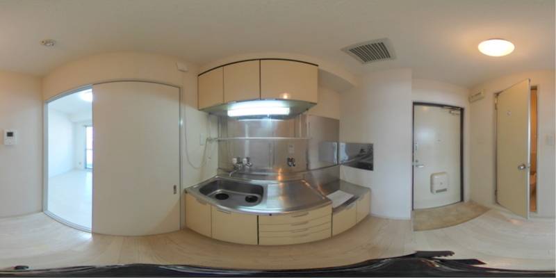 パノラマ画像キッチン