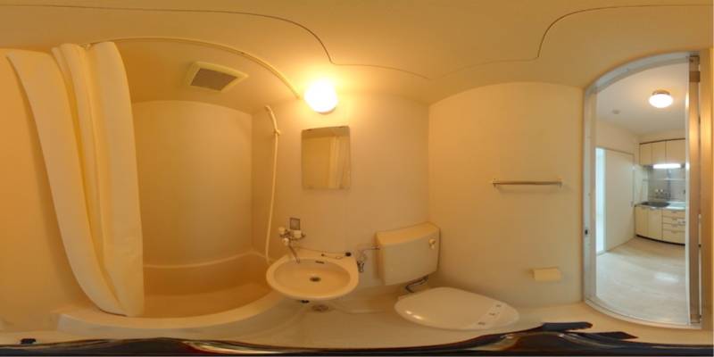 パノラマ画像バスルーム