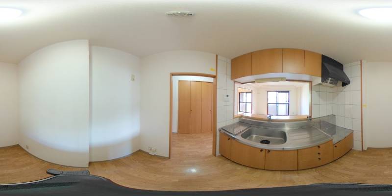 パノラマ画像キッチン