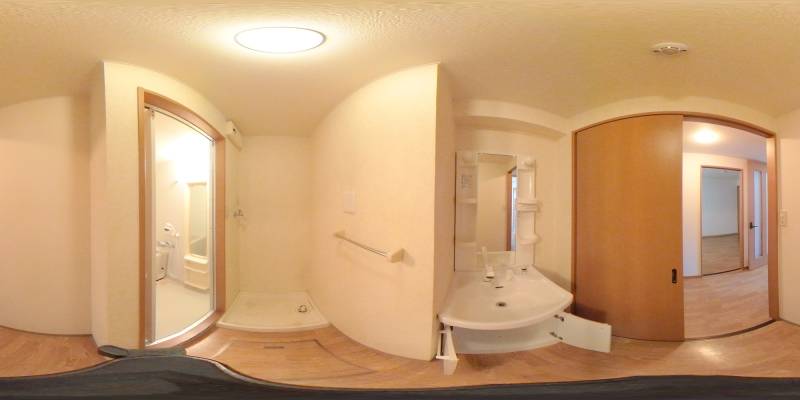 パノラマ画像洗面所