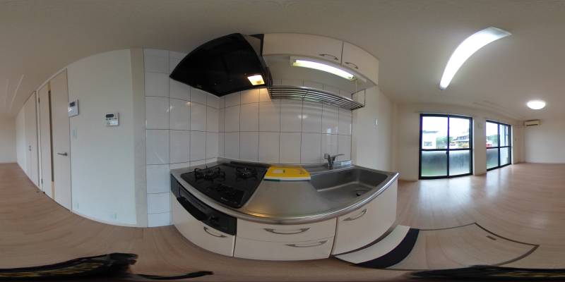 パノラマ画像キッチン