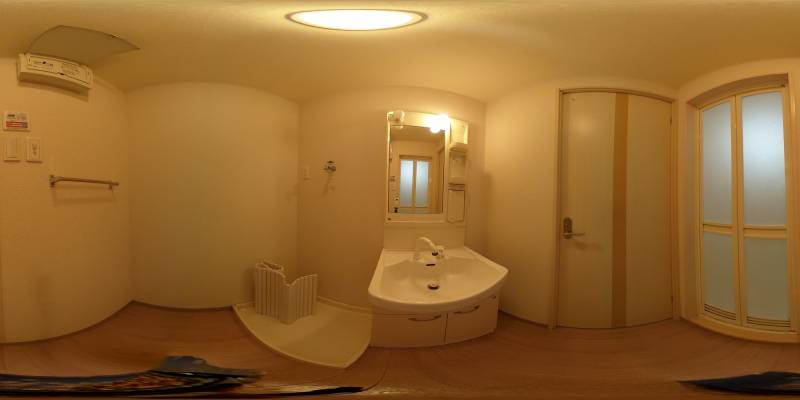 パノラマ画像洗面所