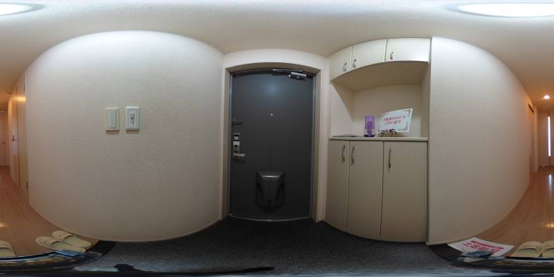 パノラマ画像玄関