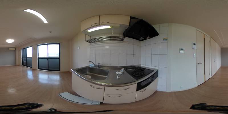 パノラマ画像キッチン