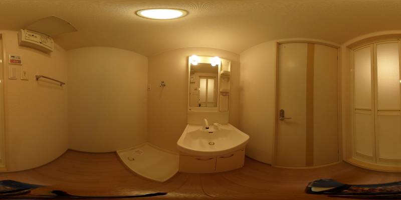 パノラマ画像洗面所