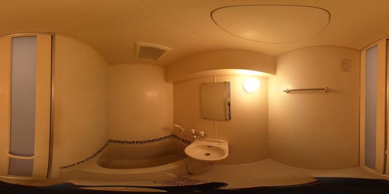 パノラマ画像洗面所