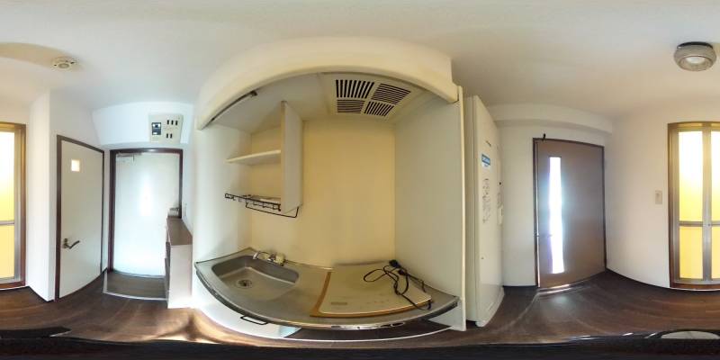 パノラマ画像キッチン