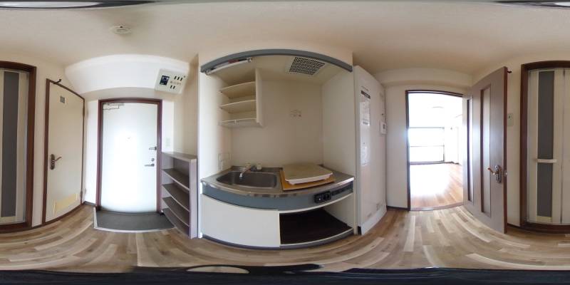 パノラマ画像キッチン