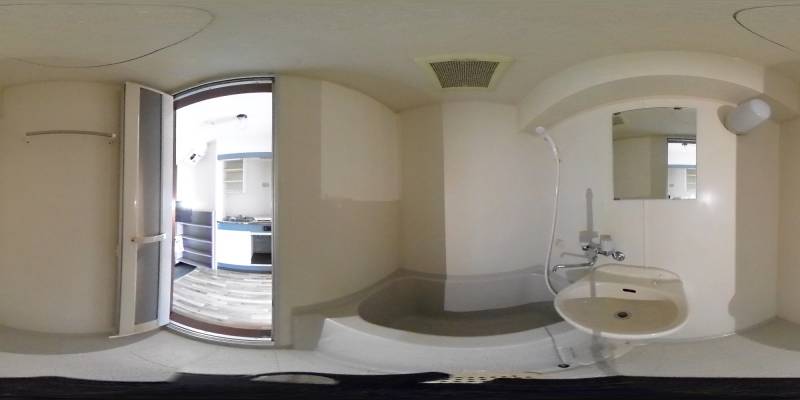 パノラマ画像バスルーム