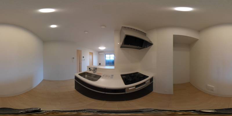 パノラマ画像キッチン