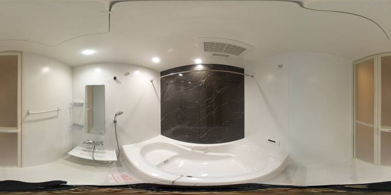 パノラマ画像バスルーム