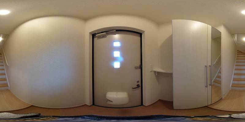 パノラマ画像玄関