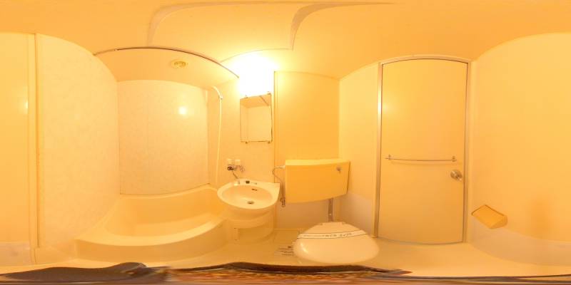 パノラマ画像バスルーム