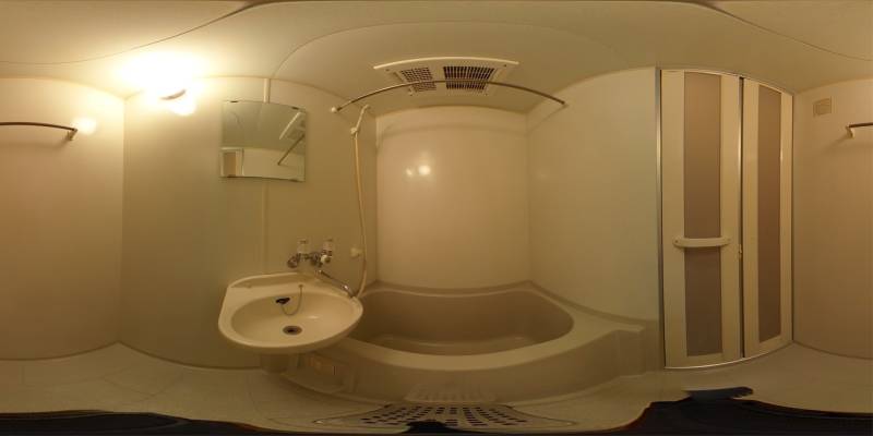 パノラマ画像バスルーム