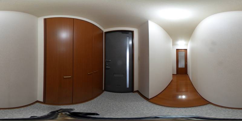 パノラマ画像玄関