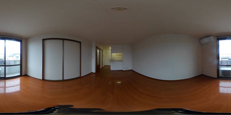 パノラマ画像リビング