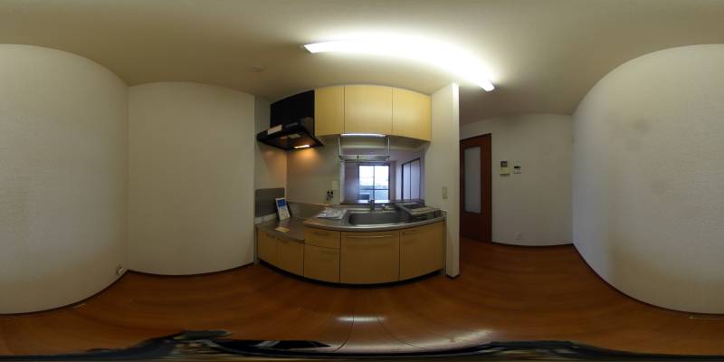 パノラマ画像キッチン