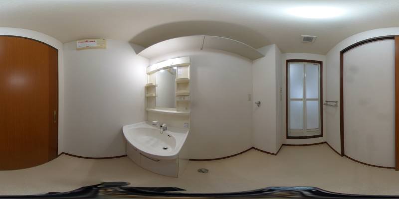 パノラマ画像洗面所