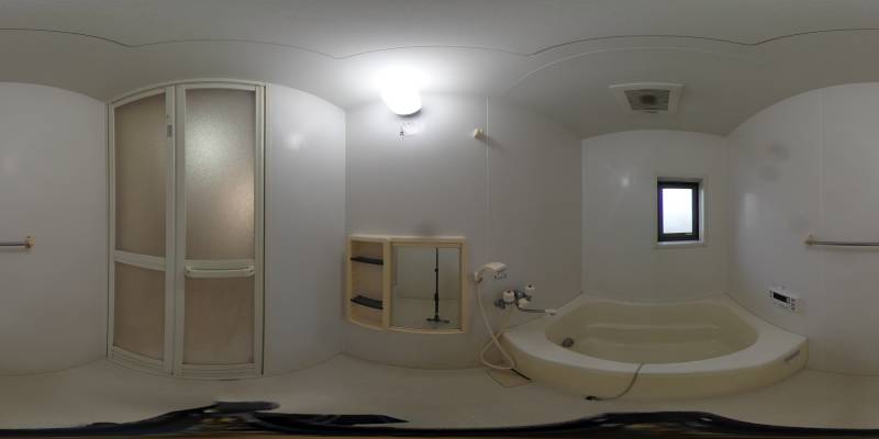 パノラマ画像バスルーム