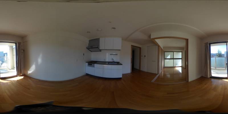 パノラマ画像リビング