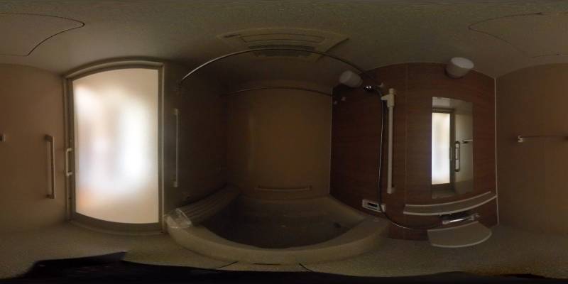 パノラマ画像バスルーム