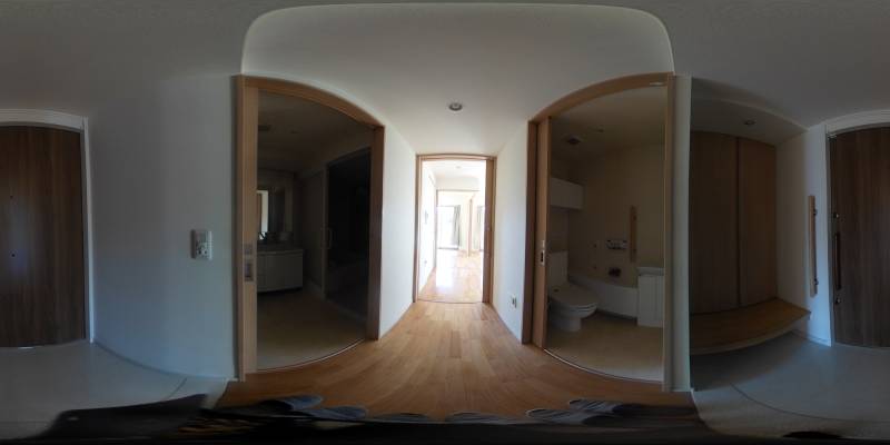 パノラマ画像玄関