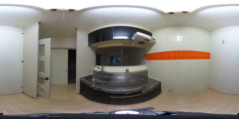 パノラマ画像キッチン