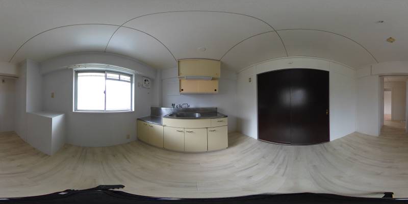 パノラマ画像キッチン