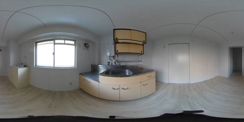 パノラマ画像キッチン