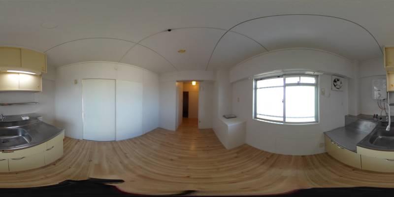 パノラマ画像キッチン